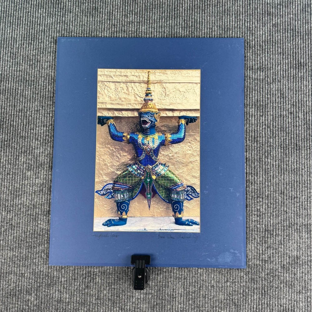 Mythical Being Grand Palace Thailand Signed Photograph John Hutchinson 20x24